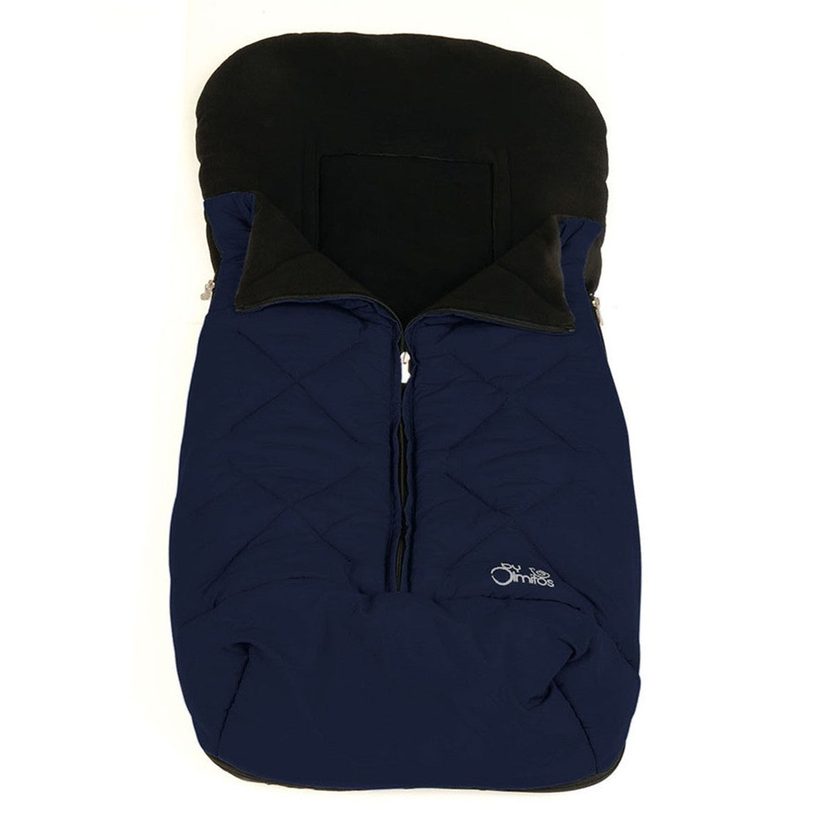 Olmitos – Saco Universal para silla de paseo Polar Extra Suave Azul Oscuro – Térmico y acolchado para cochecito