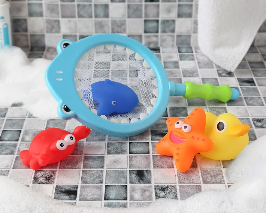 Red de baño con juguetes de Kiokids