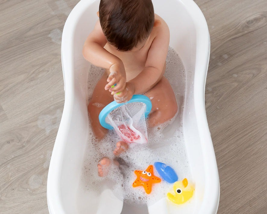 Red de baño con juguetes de Kiokids