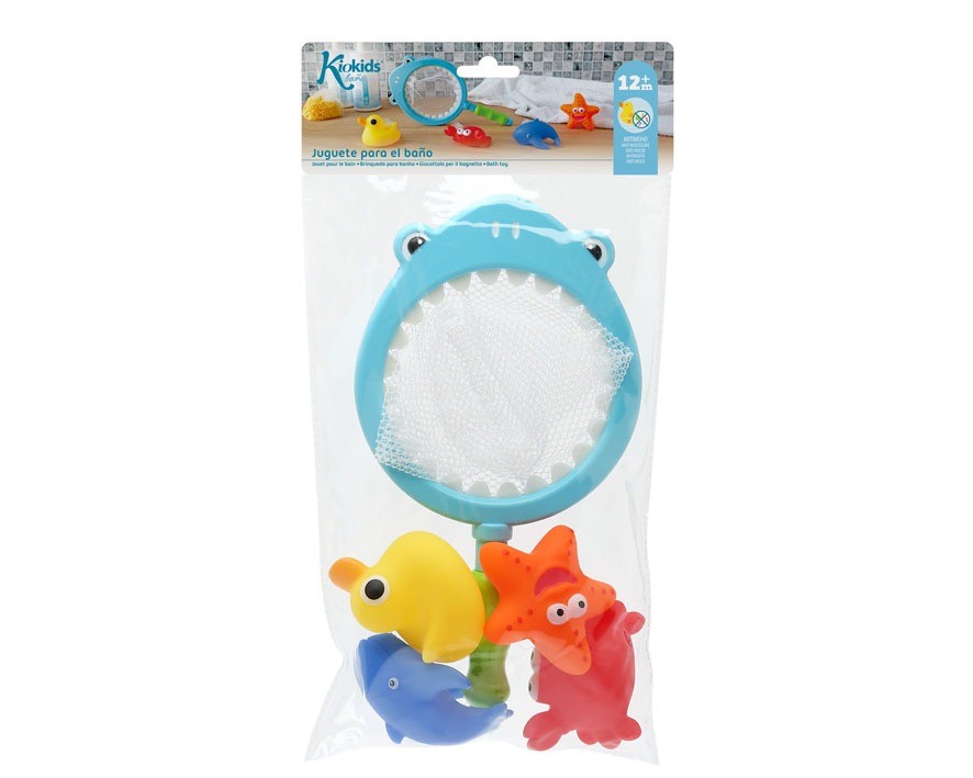 Red de baño con juguetes de Kiokids
