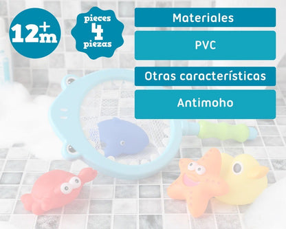 Red de baño con juguetes de Kiokids