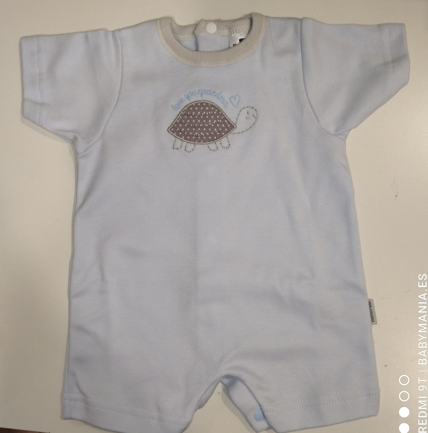 Pelele Corto Tortuga de Cambrass