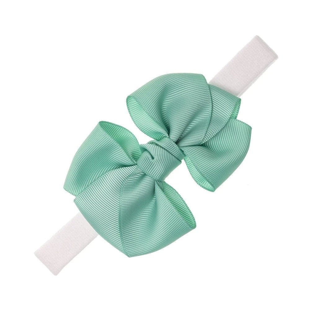 Turbante de Bebé con Lazo Triple Nudo Grosgrain de Siena