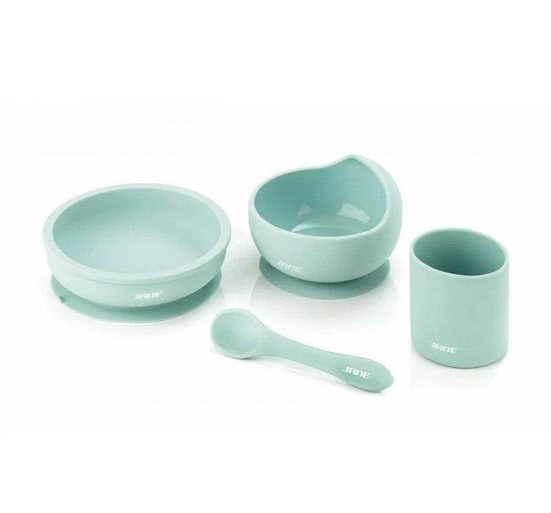 Vajilla 4 piezas Dinner Set de silicona con ventosa de Jané