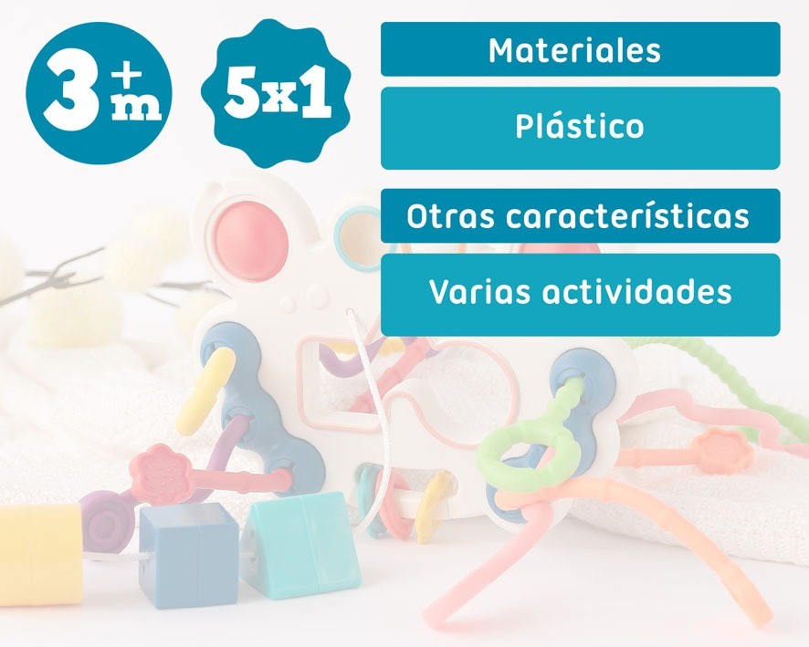 Juguete con actividades para Cuna y Cochecito de Kiokids