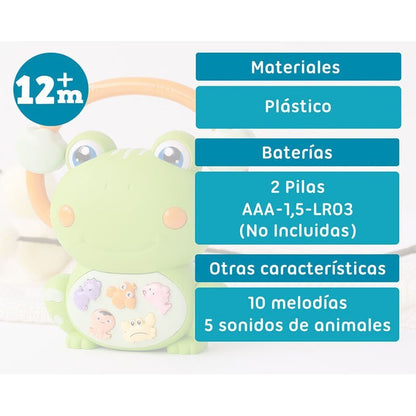 Juguete Rana Musical Kiokids